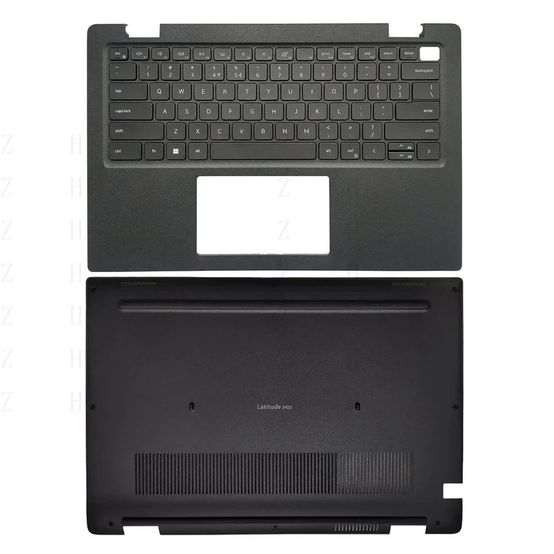 

US Keyboard for Dell Latitude 3420 E3420 Palmrest & Bottom Cover 04PX9K 03VX9G