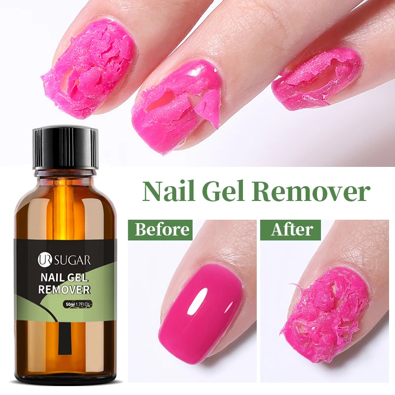 UR SUGAR 50ml Magic Remover Nail Gel Polish Acrylic Clean Degreaser Delete Magic Burst For Nail Art Semi Permanent Varnish