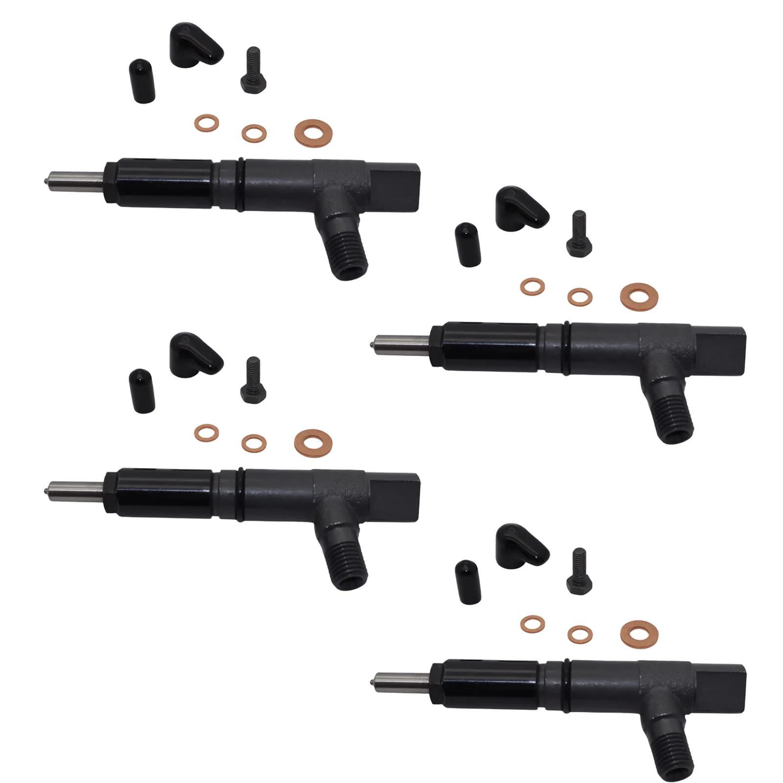 6684843 4PCS Fuel Injector For Kubota V2203 V2003T V2003TMDI Tier II V2003-M-DI-T V2003TMDI Engine 337 341 435 5600 5610 S150