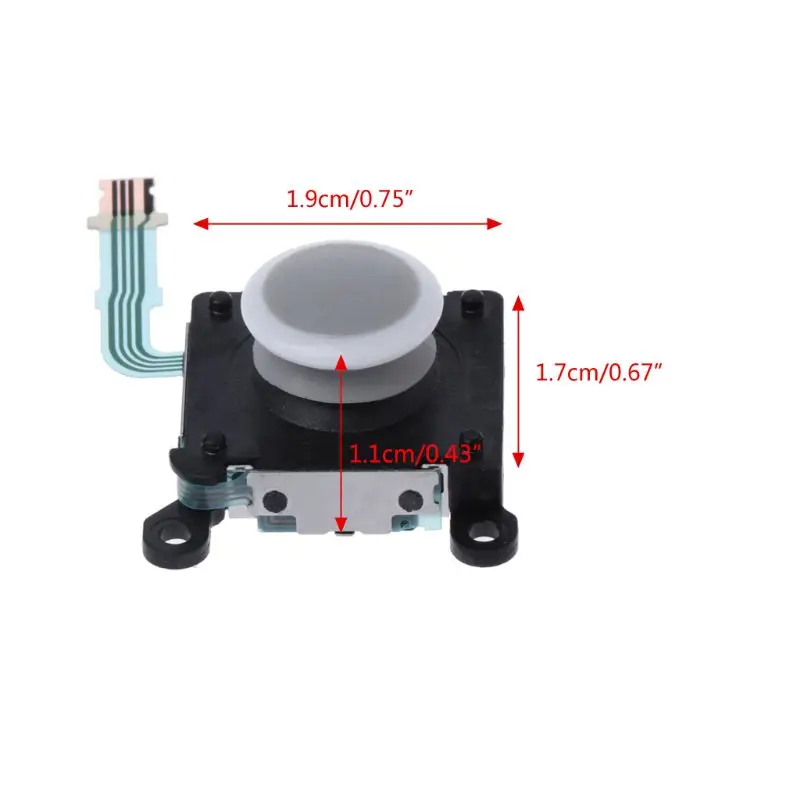 

573A Replacement Left Right 3D Analog Control Joystick For PS for PSV Joystick Accessories