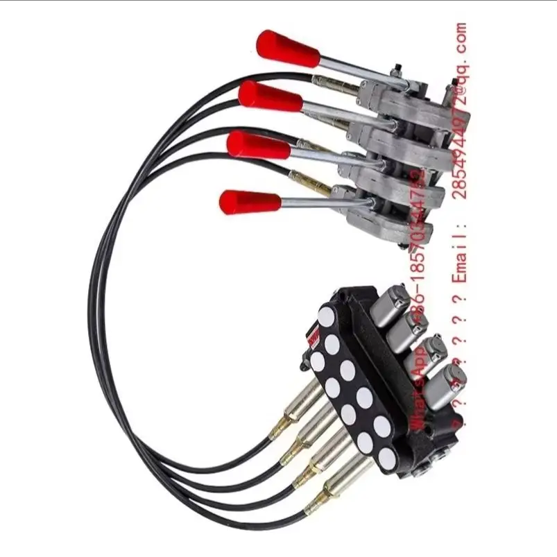 YY    ZT12 Cable Controlled Multi Way Directional Valve Tractor Retrofit Remote Control Manual Hydraulic Directional Valve