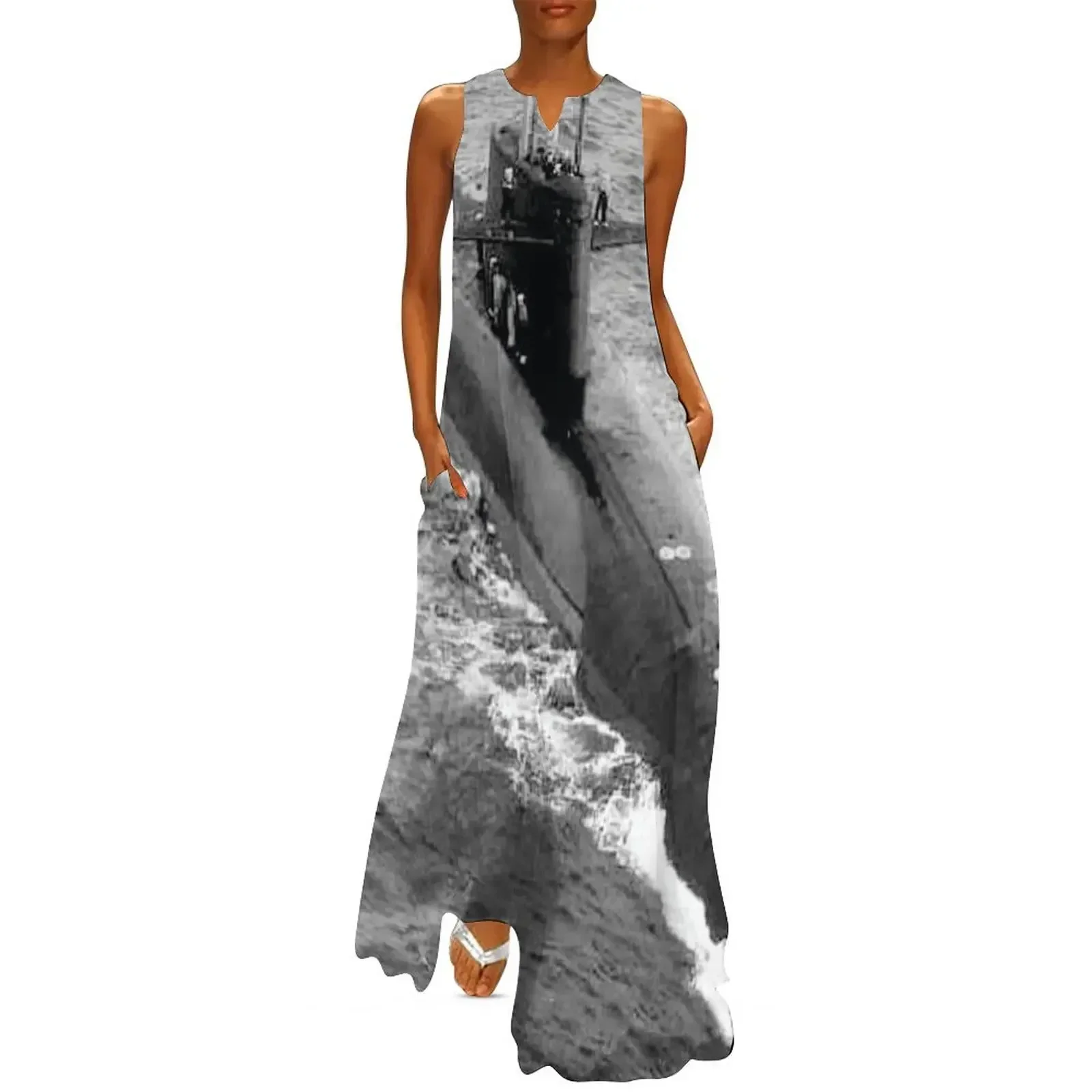 

USS ALEXANDER HAMILTON (SSBN-617) SHIP'S STORE Long Dress evening dresses ladies Dress for girls Dress