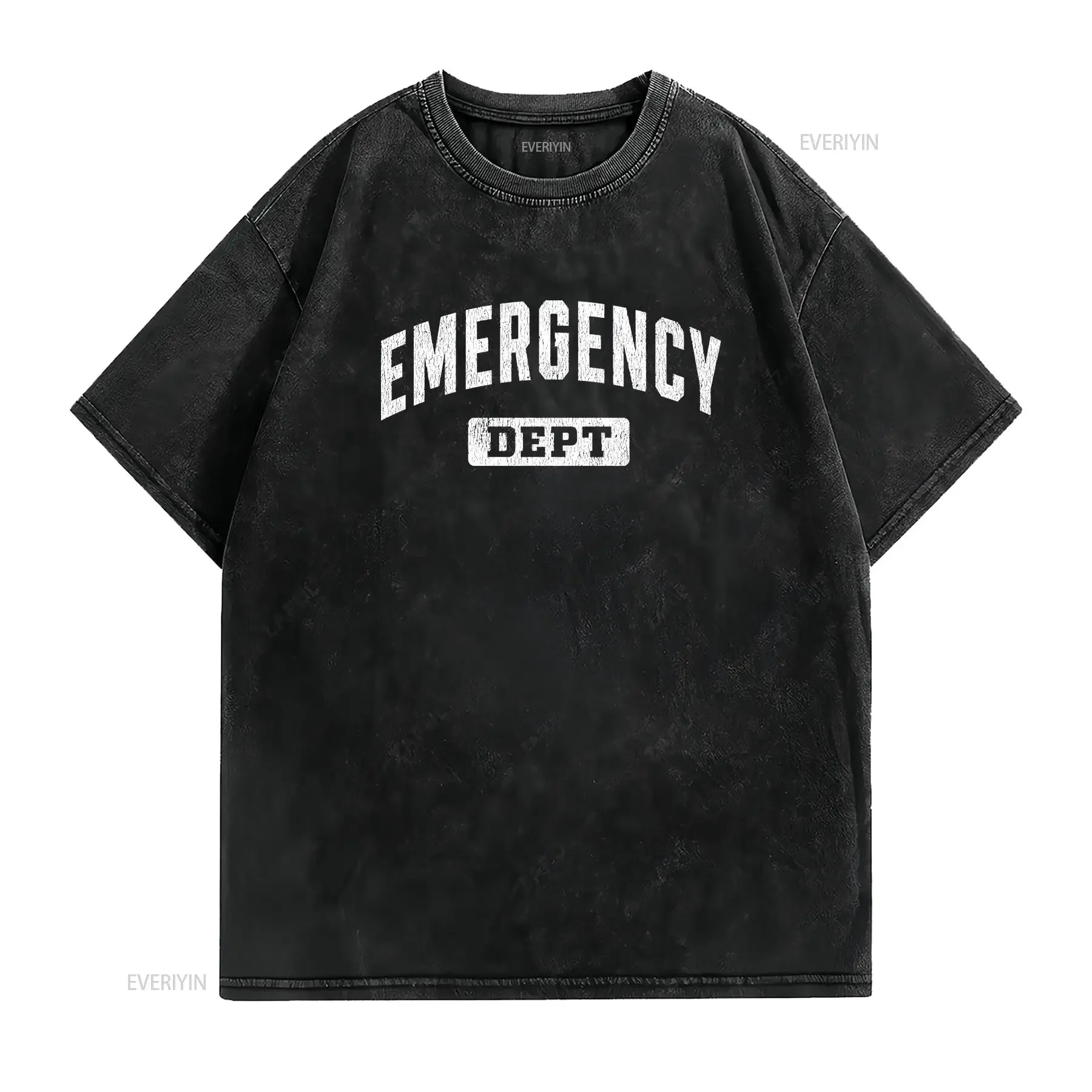 Emergency Department ER Doctor Physician Nurse T Shirt SweaT 18859 vintage Washed fashion Slightly Soft streetwear homme Unisex