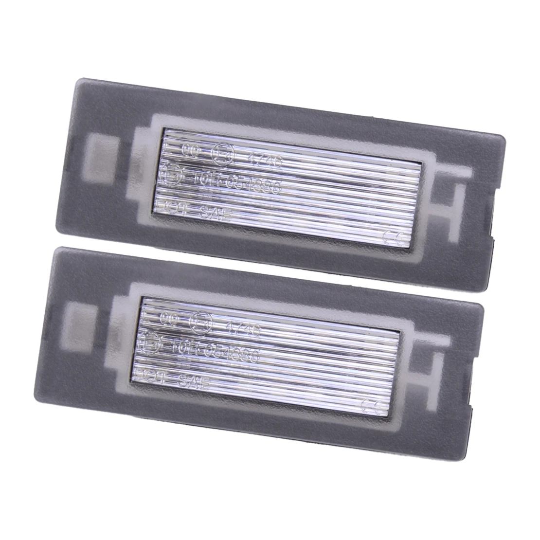 2Pcs LED License Number Plate Lights Lamps 12V Fit for Fiat Panda Mk3 Type 169 Mk4 Type 312/319 New