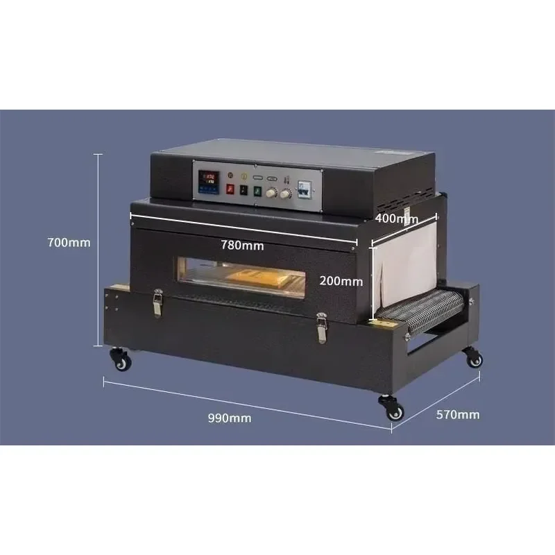 Multifunction Semi-Automatic Visible Pet PP POF Film Package Infrared Shrinker Electric 220V Packaging Machine Heat Shrink