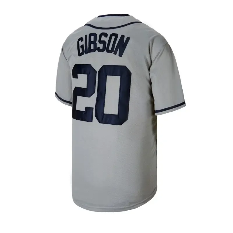 Josh Gibson Jersey Grays Black 20 Baseball Jersey 90S Hip Hop Jersey Mens Movie Colplay Shirt All Stitched US Size S-4XL