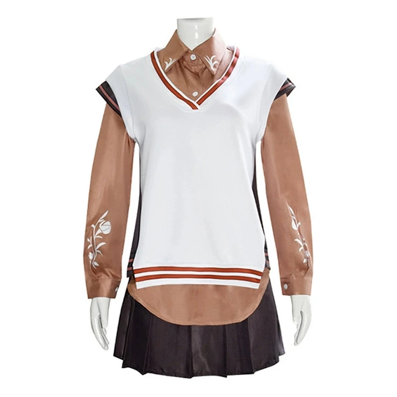 Осенний аниме-проект Sekai, красочная сцена, Кусанаги Нене, карнавальный костюм, блузка, юбка, униформа, полный комплект, платье, одежда на Хэллоуин