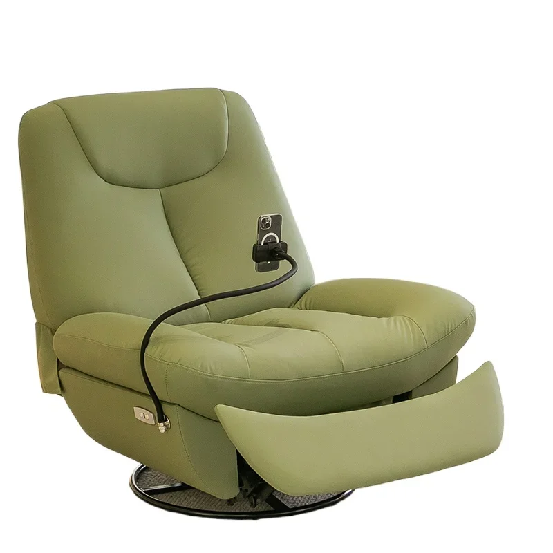 

First-class space sofa cabin single person can sleep reclining chair electric multi-functional living room lazy swivel chair