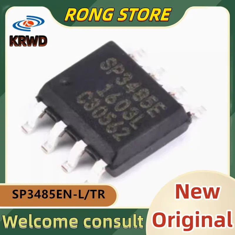 5PCS SP3485E New and Original Chip IC SP3485EN-L/TR SP3485EN-L S0P-8 RS-485 transceiver chip