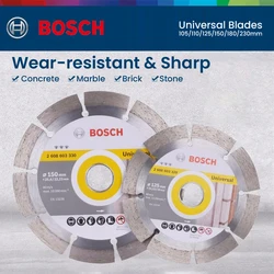 Bosch Universal Diamond Cutting Discs Circular Marble Saw Blades for Cutting Stone Reinforced Concrete 105/110/125/180Mm Wheels
