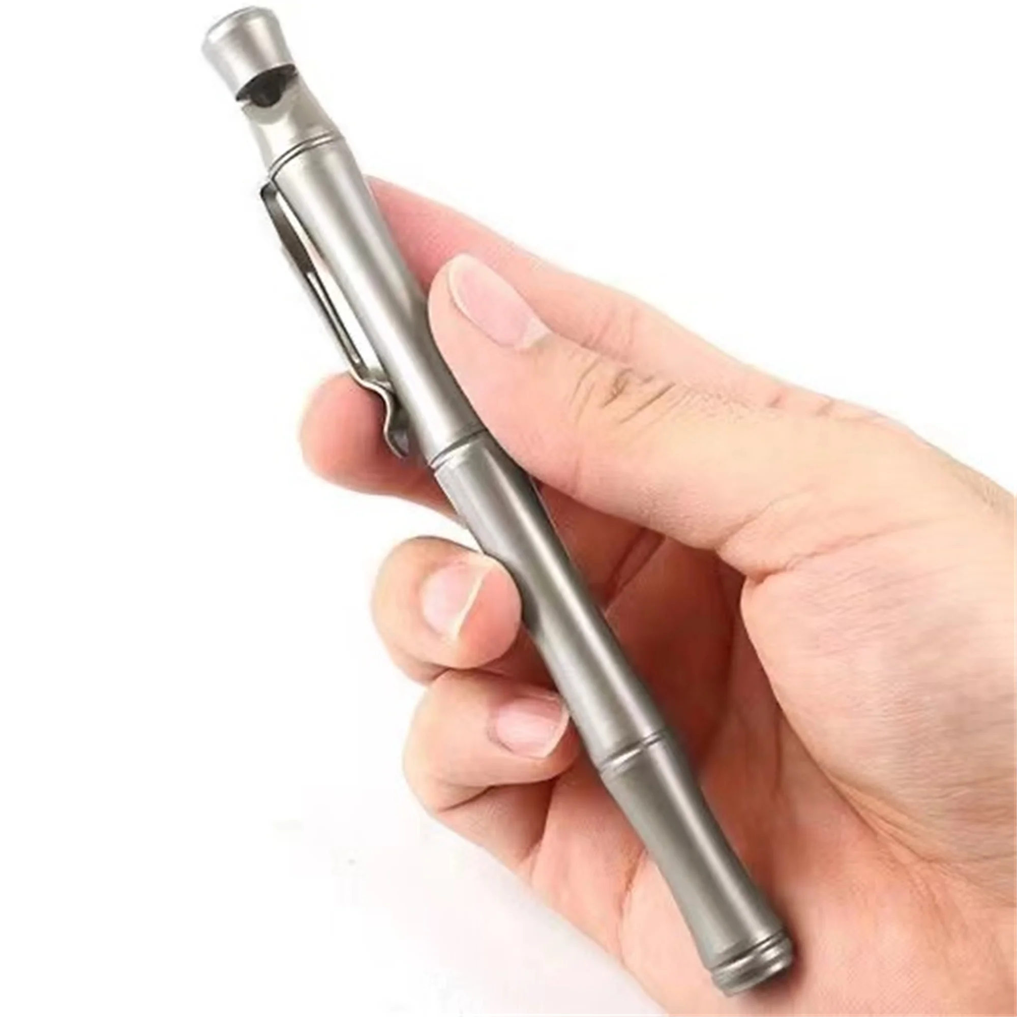 Titanium alloy Tactical Pen With Whistle EDC Multifunction Tool Signature pen