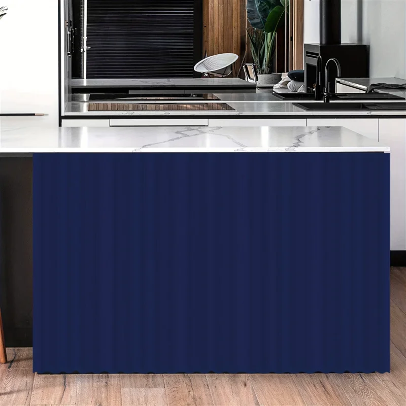 VIKAMA Solid Color Closet Curtains With Velcro Fasteners, Suitable For Wardrobes, Cabinets, And Shoe Cabinets