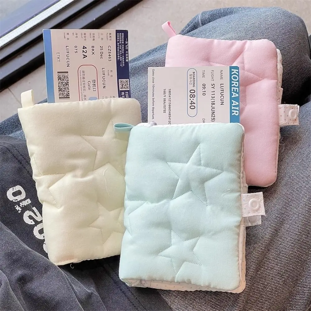 

Star Pattern Cute Travel Wallet Card Holder Ticket Holder Passport Clip Multifunctional Card Case Storage Card Bag Women