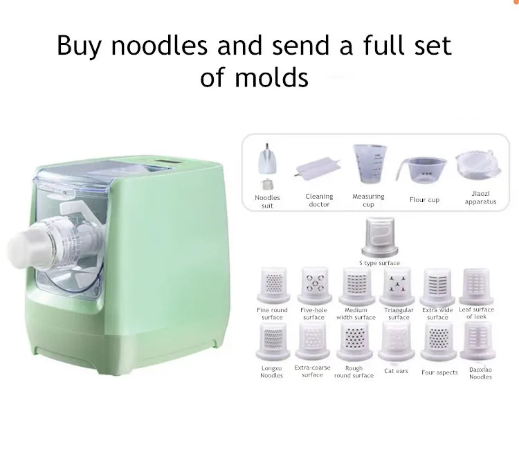 Homel ミニパスタヌードルメーカー製造機全自動ヌードルマシン電気で自宅で新鮮なパスタを作るプラスチックシンプル