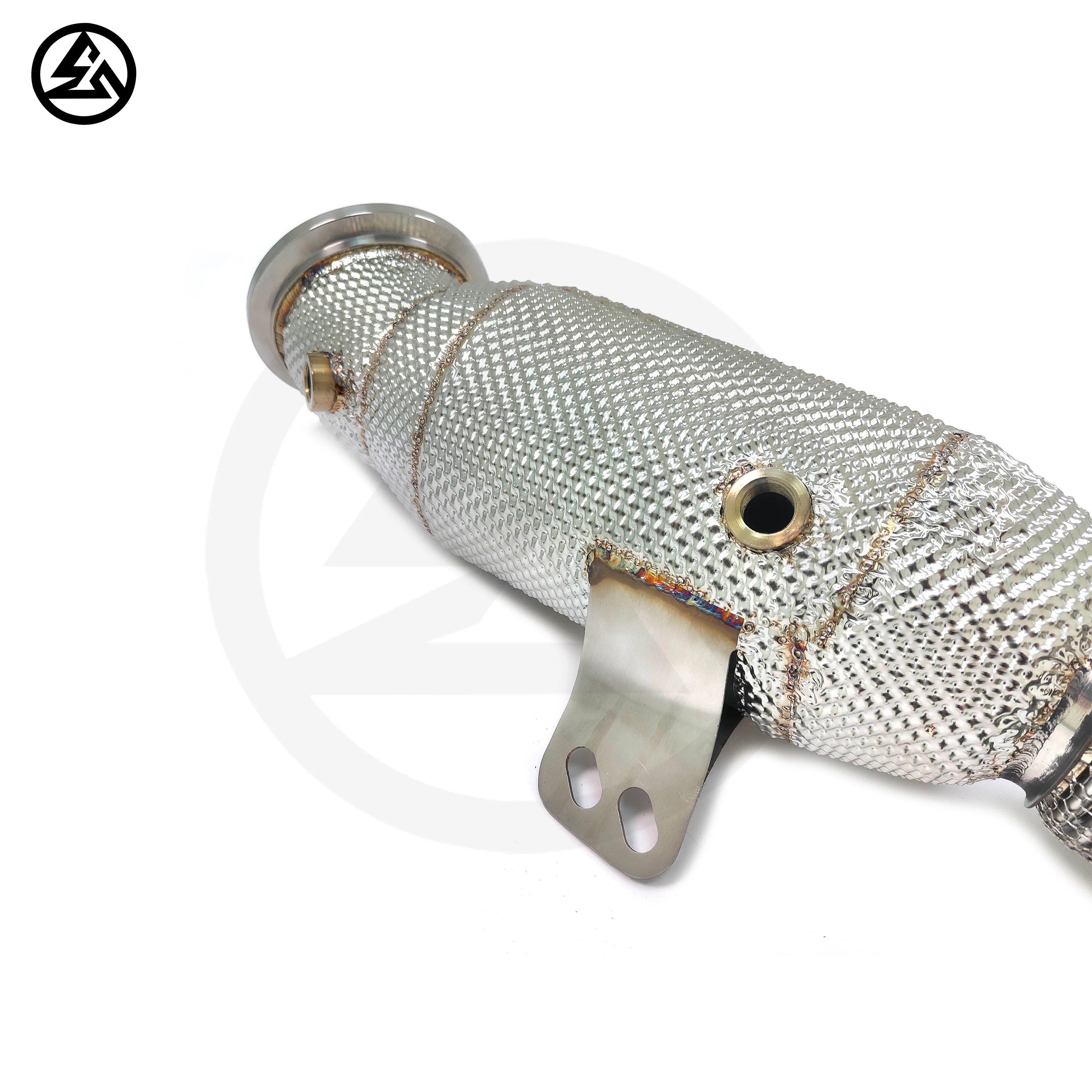 أنبوب سفلي CSZ B58 عالي الجودة لـ G20 G22 M340i M440i 540i 740i 840i X3 B58 أنبوب سفلي مع نظام عادم درع الحرارة