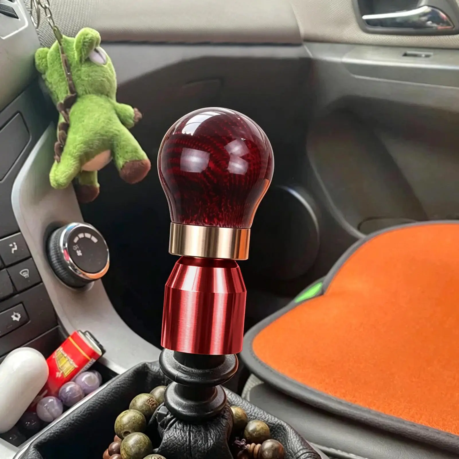 Manual Shift Lock Lever Aluminum Alloy Vehicle Shift Lever Replacement Lift-up Shift Knob for Automotive Vehicle Truck