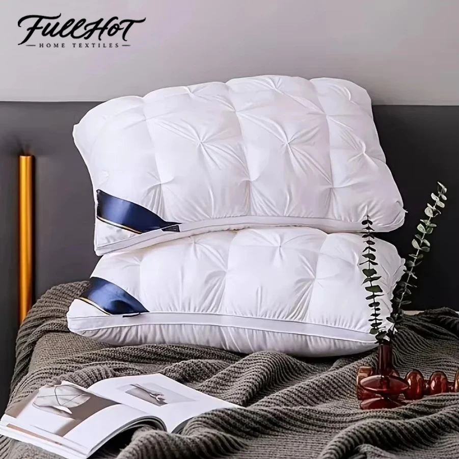 

FULLHOT Twisted Hotel Star Home Use Pillow Core - Soft Supportive Bed Pillows Suitable For Dormitory Single Bed Pillow Cores