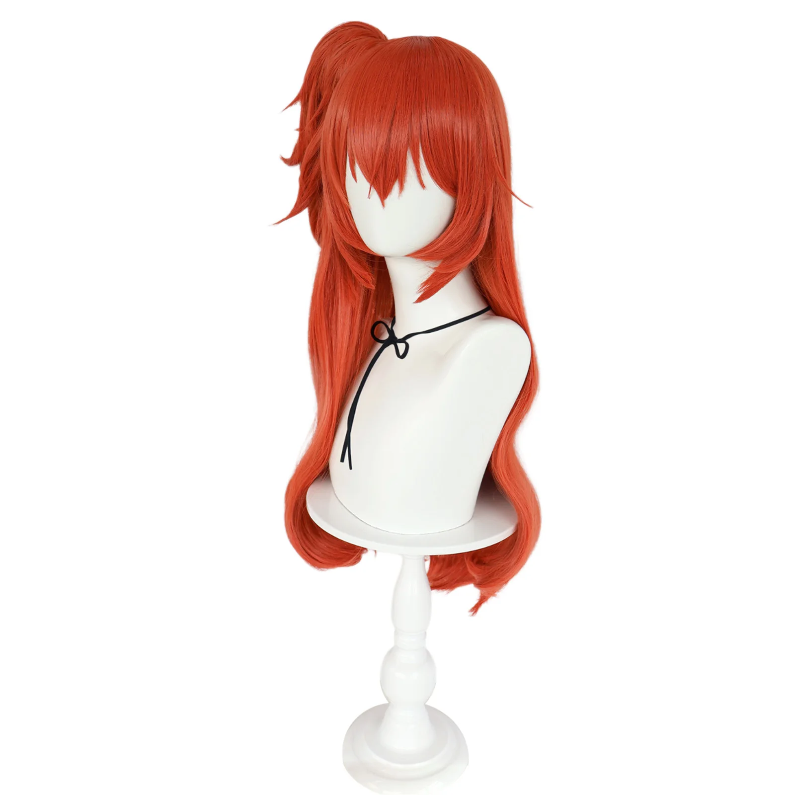 Anime Inaba Meguru Cosplay Perücke Rollenspiel Orange 72CM Langes Haar Cosplay Perücke für Halloween Karneval Party