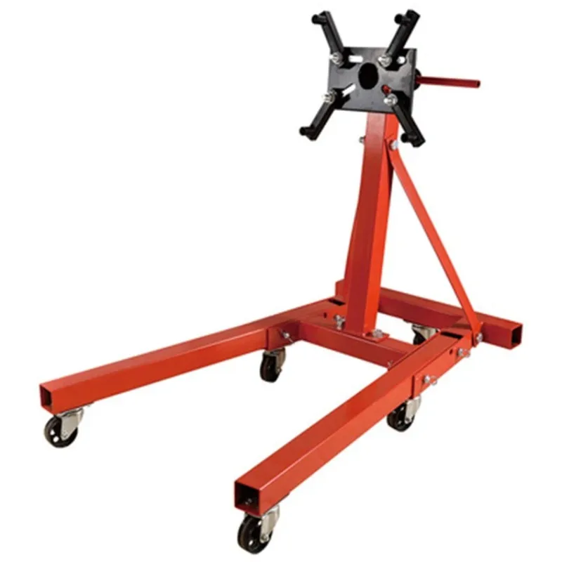 2000LBS Capacity Workshop Auto Tools Car Engine Stand with Wheels Universal Vehicle Engine Stand