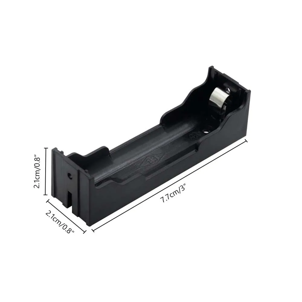 Battery ABS for 18650 Battery 1 2 3 4 Slot Storage Box Battery Holder Battery Box Batteries Container Battery Storage Boxes