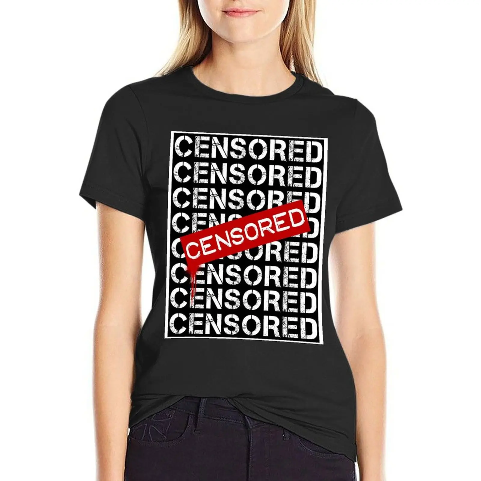 Censored T-Shirt vintage clothes shirts graphic tees clothes for woman