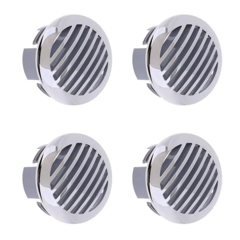 

4 Pcs 3In/76Mm Marine Grade 316 Stainless Grill Vent Cover,Airflow Vent Cover For RV, Boats, Yachts