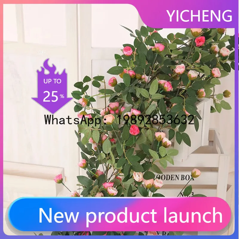 

Xl artificial rose vine, fake rose garland, air conditioner duct hanging flower decoration vine