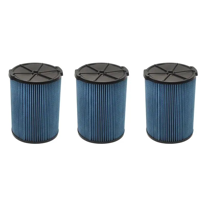BMBY-3X Filter For Ridgid VF5000 Vacuum Cleaner 3-Layer Pleated Paper Wet/Dry Vacuum Filter Vacuum Cleaner Parts