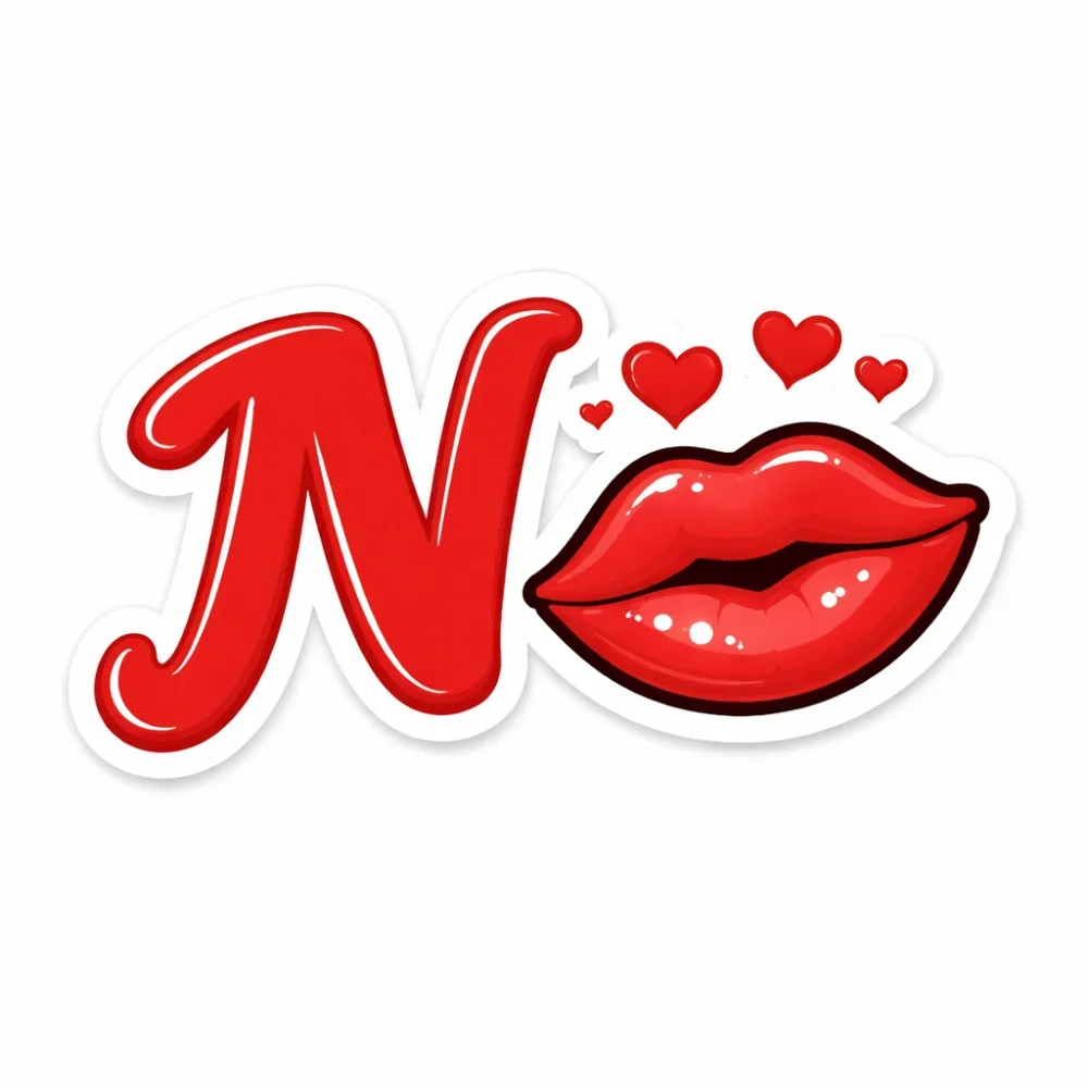 

Red Lips Car Decal Sticker Custom Design Waterproof Removable for Vehicles