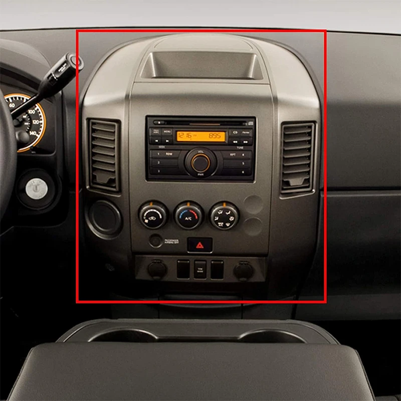 Car Air Conditioning Vent Control For Nissan Titan Armada 2004-2006 No Center Speaker Dash Radio Outlet Panel Button