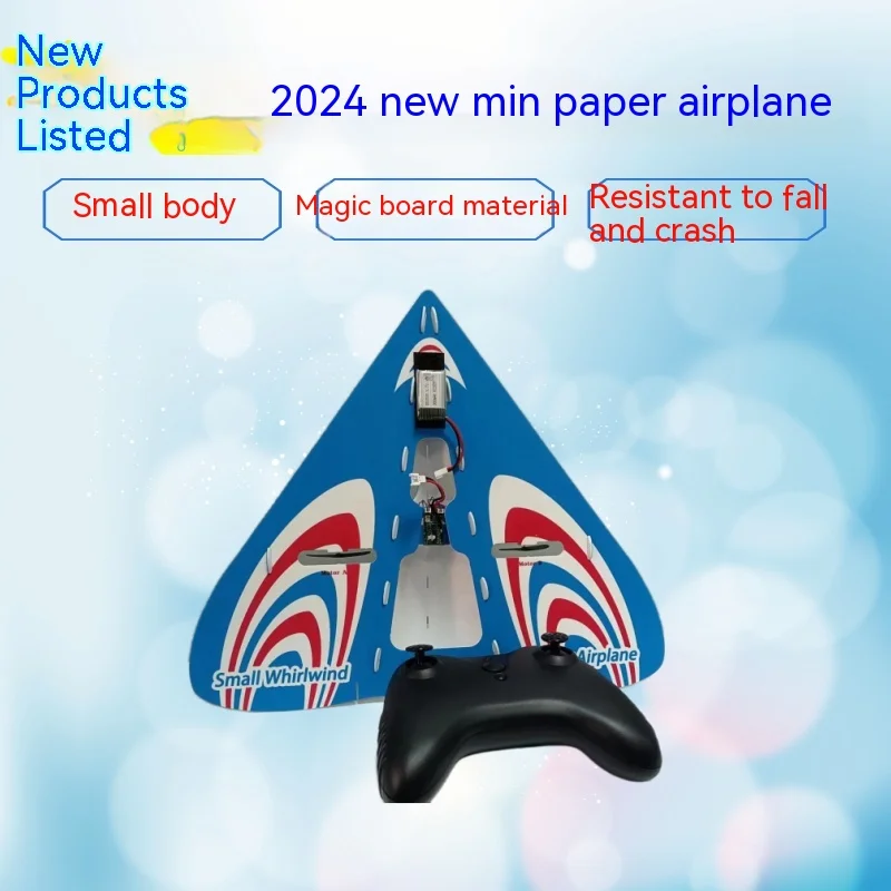 Remote Control Aircraft Model Fixed Wing Magic Board Mini Paper Aircraft Delta Wing Aircraft 35cm Wingspan Small Aircraft