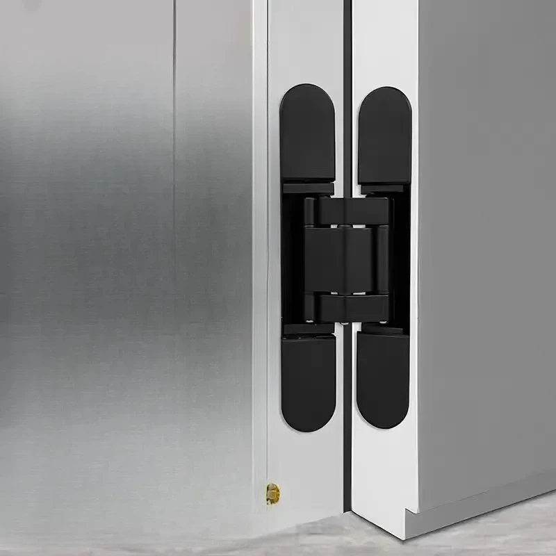 Hinge buffer automatic closing rebound secret door outer door three-dimensional adjustable self-closing hinge