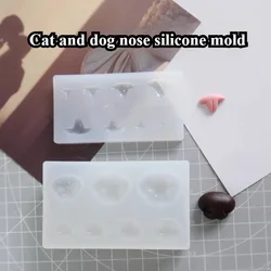 Wool Felt Doll Simulation Animals Nose Silicone Mold DIY Handmade Creative Felt Cat/dog Animal Model Making Auxiliary Tools