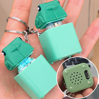 Voice Buttons Frog Keychains Lonely Frog Pendant Funny Prank Sound Making Keychain Decompression Tool Give To Friends