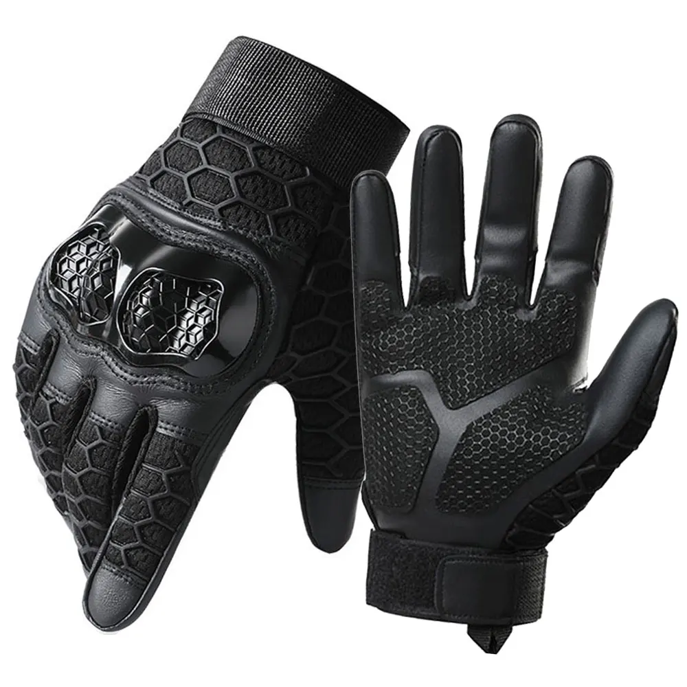Guantes de motocicleta Guantes de pantalla táctil transpirables Moto de carreras montar en bicicleta Guantes protectores Guantes de motociclista de Motocross