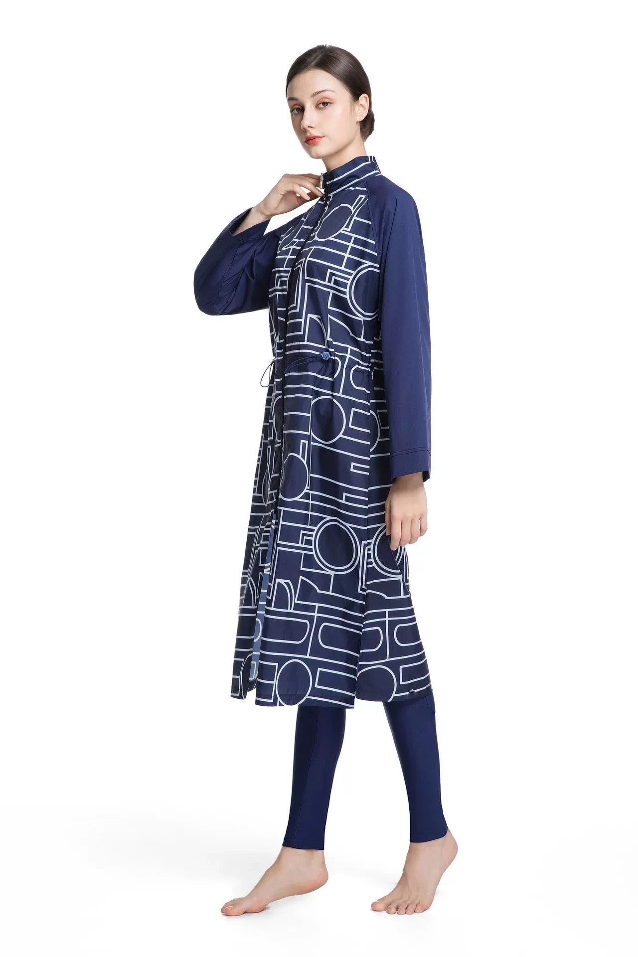 

Купальники для хиджабиса, черные мусульманские купальники с длинными рукавами и длинными рукавами, солнцезащитный костюм буркини, комплект из 3 предметов, исламские буркини