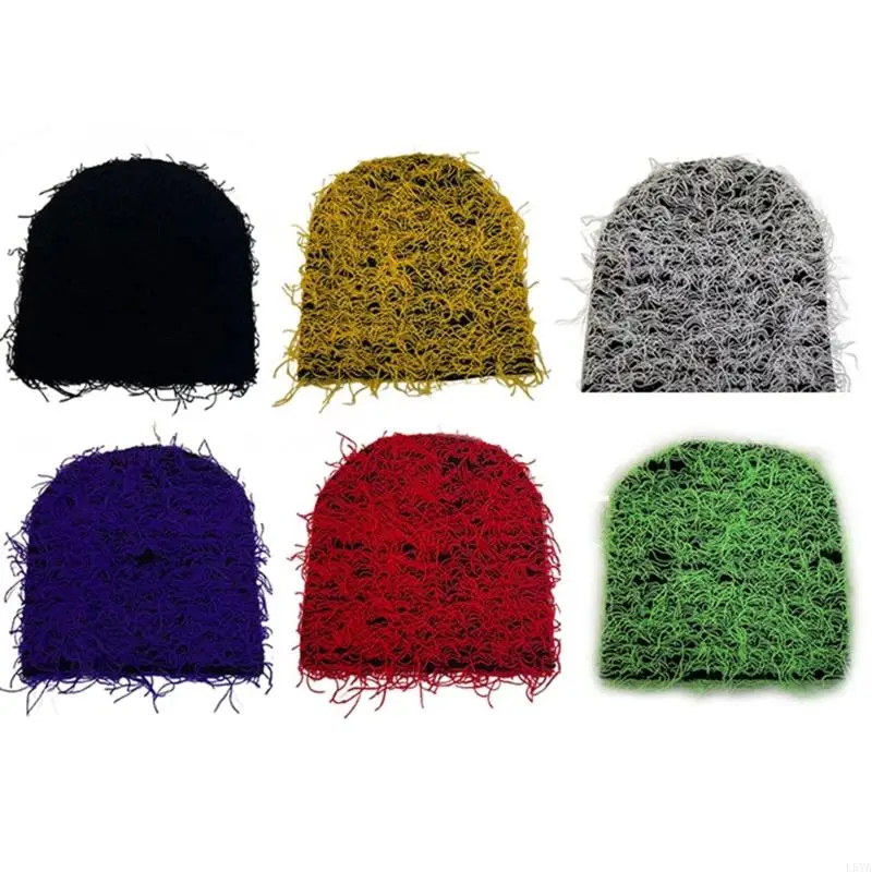 

L5YA Sleek and Stylish Head Cover Autumn Winter Beanie Protective Decorations Supply