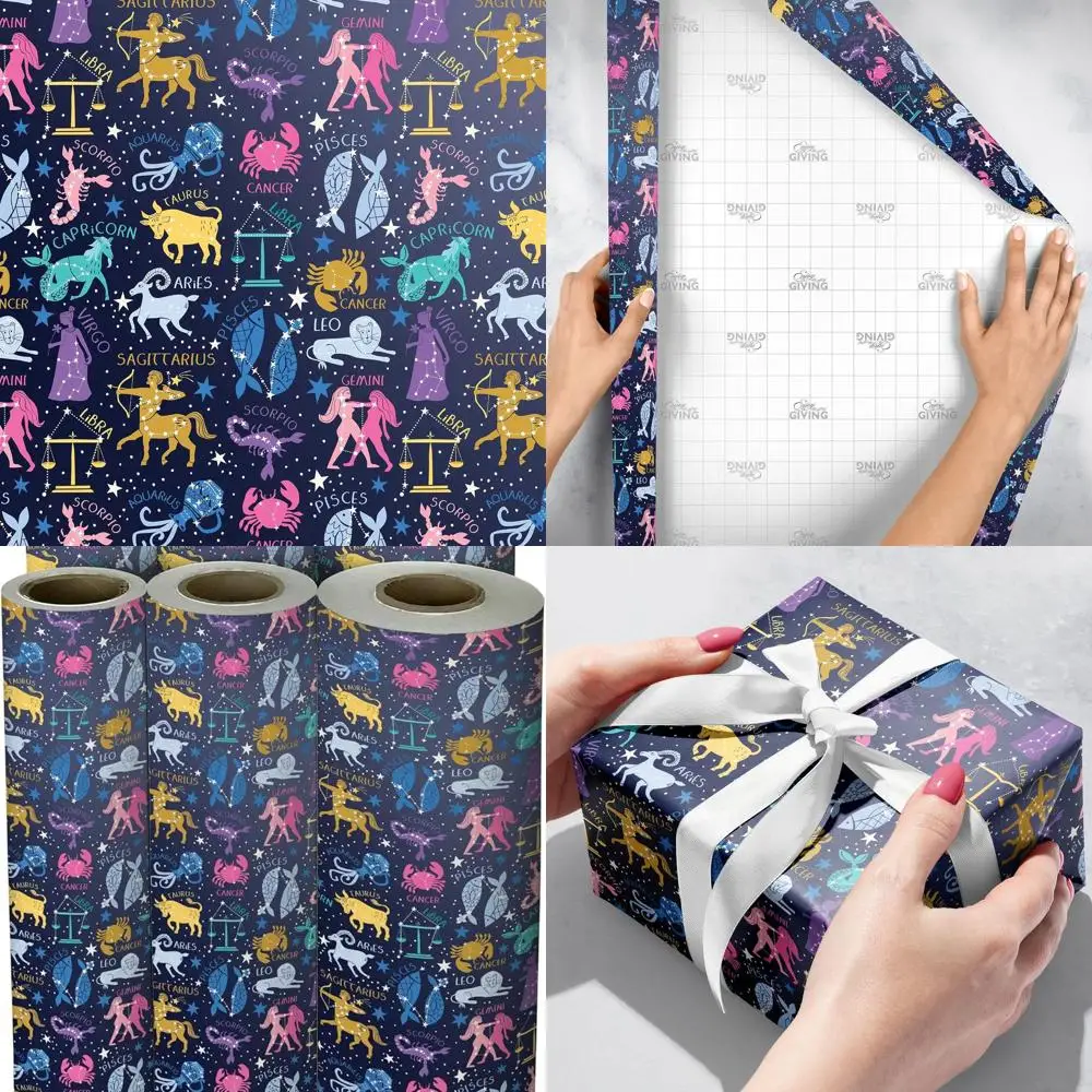 

Подарочная упаковочная бумага с астрологией, 1/2 Ream, 417 x 24 дюйма