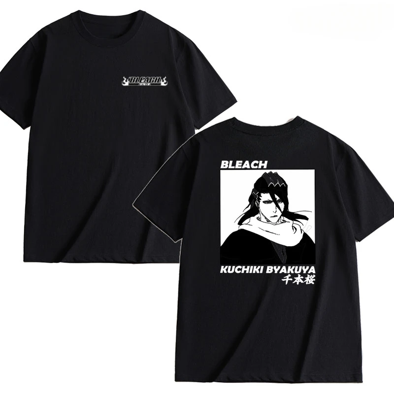 Fit Anime Bleach Ichigo Kurosaki Protect Atrium Thirteen Team Graphic Printing High-end Luxury Both of Men and Women