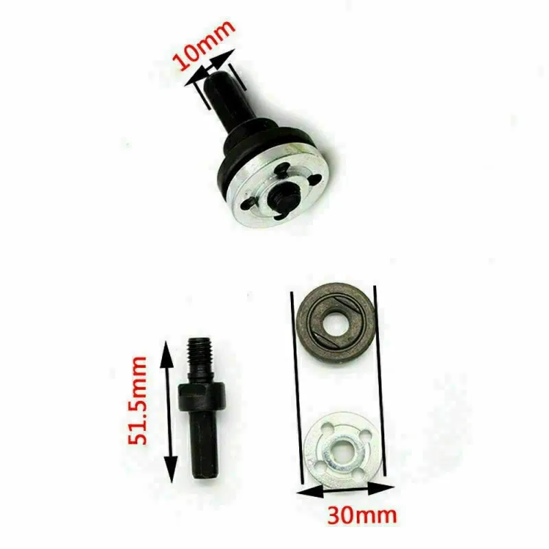 Multi tamanho e multi função broca ângulo moedor mandril adaptador kit titular com chave conjunto m10/16mm buraco 5p