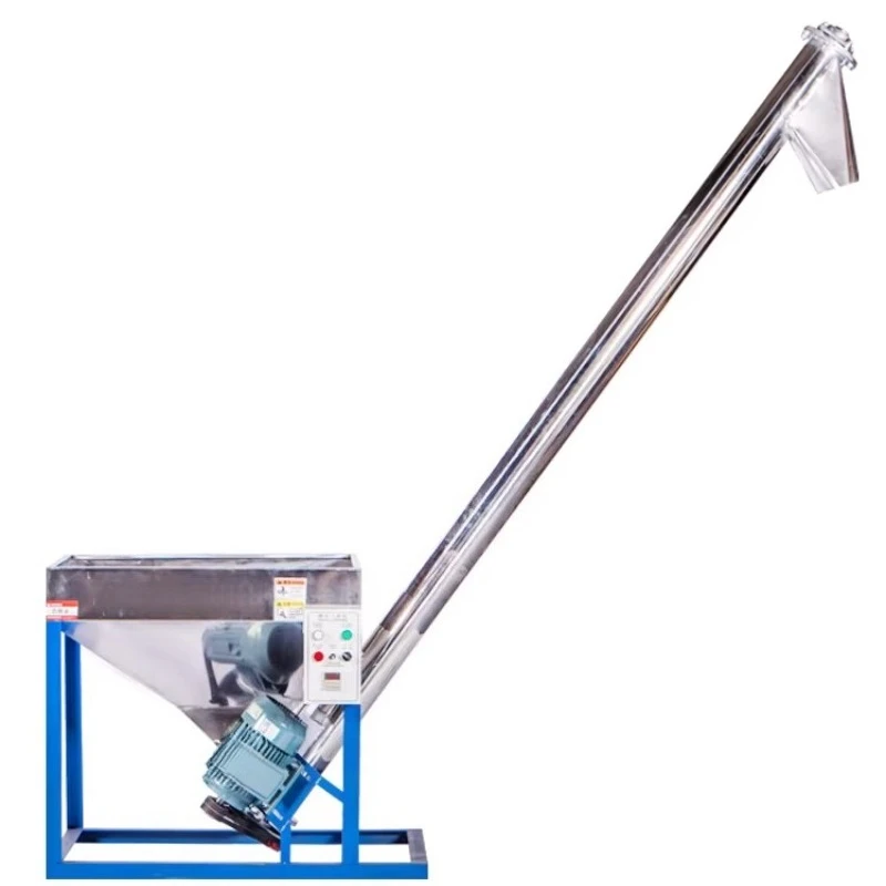 

Stainless steel granular powder automatic feeder, spiral vertical lift plastic conveyor