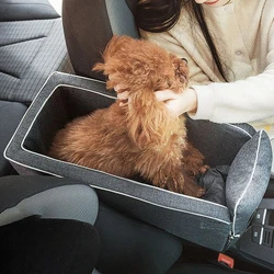 NEW Portable Dog Cat Car Seat Travel Companionship Safety Pet Car Bed Transport Dog Carrier Protection House Cat Accessories