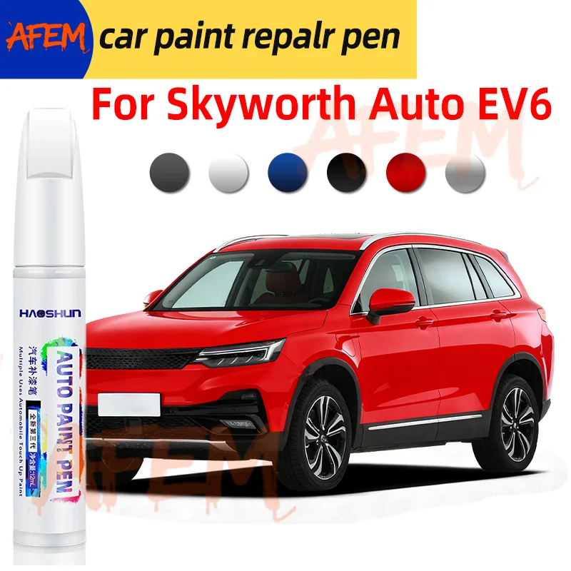 Car Paint Repair Pen For Skyworth Auto EV6 Scratch Repair Black Spray Paint Tool