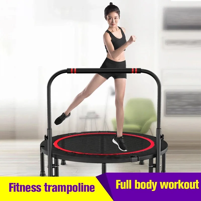 48 Inches Foldable Trampolines For Kids Adult Gymnastic 300KG Bearing Portable Trampoline Indoor Exercise Equipment Drop Ship