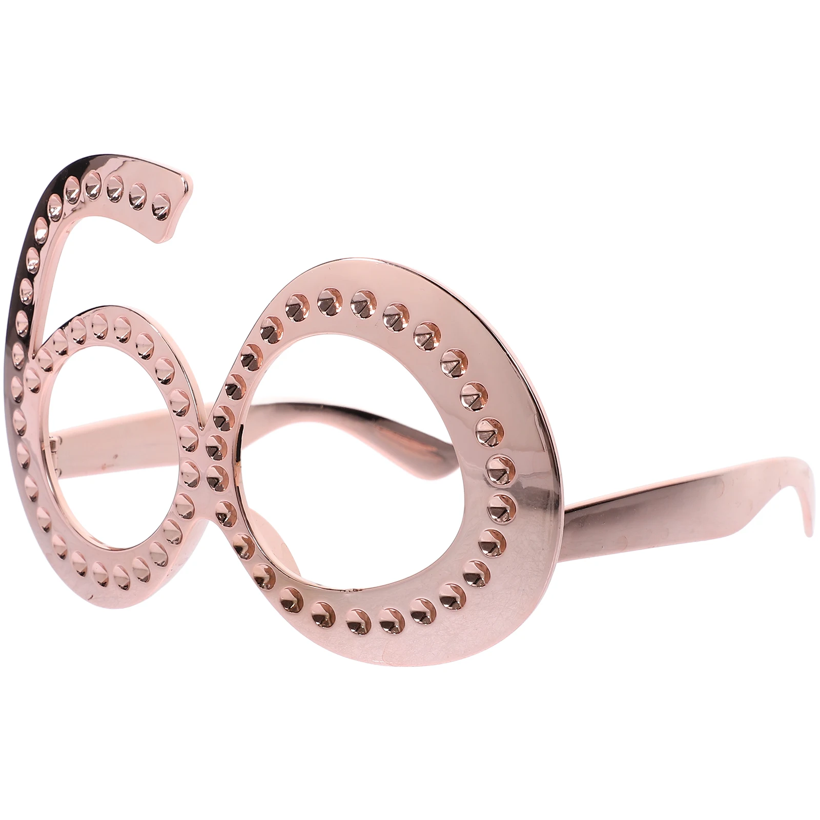 

Digital Glasses Birthday Party Photo Prop Pink Woman ABS Frame Rhinestone Decoration Eyewear Accessories Novelty Props