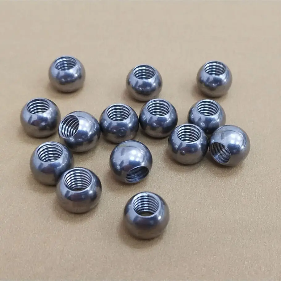 1PCS Stainless Steel SS304 Thread Hole Ball For CNC Later Machine