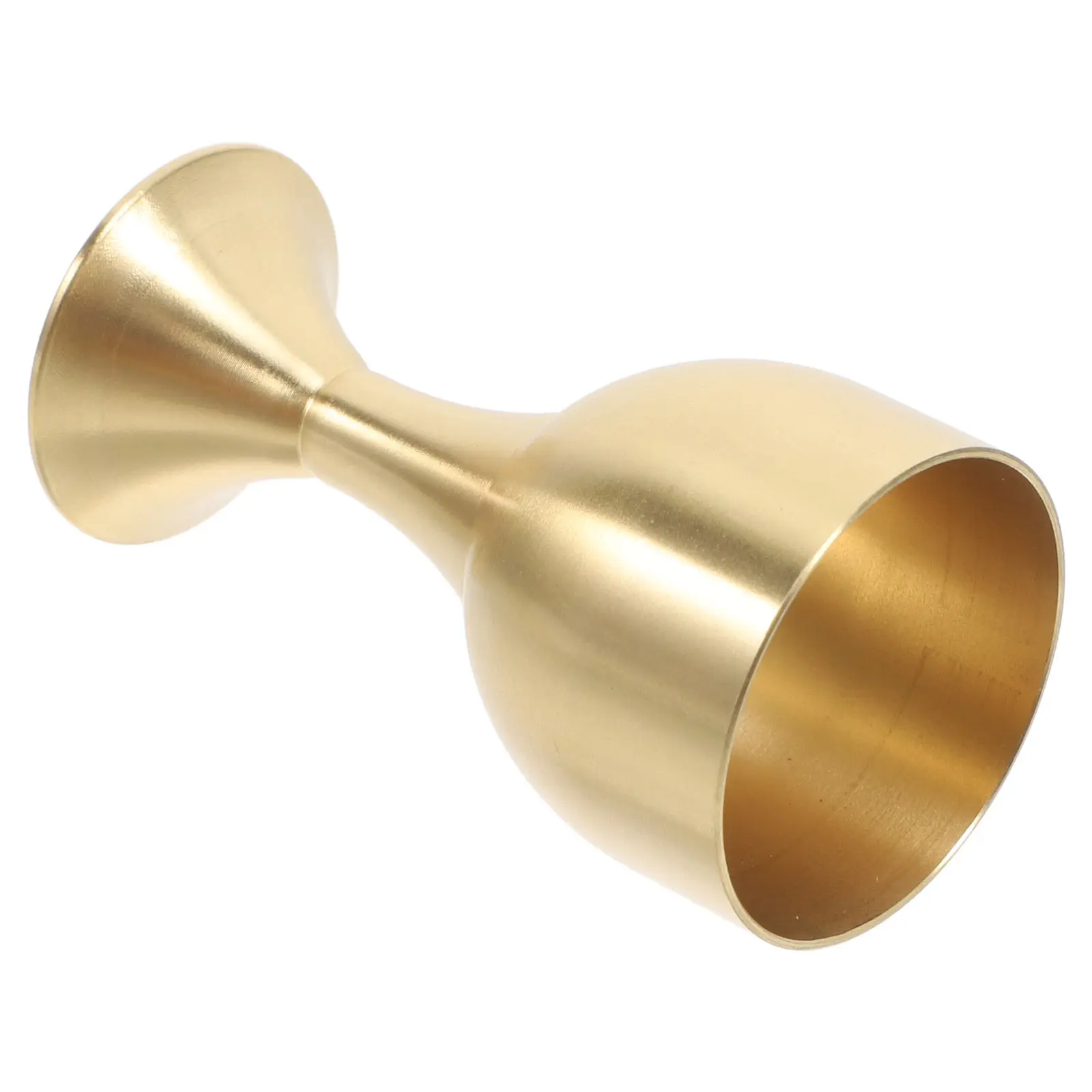 Exquisite Copper Alloy Goblet Vintage Metal Wine Cup for Full Blessing Meditation Decorative Offering Cup Brings Luck Wealth