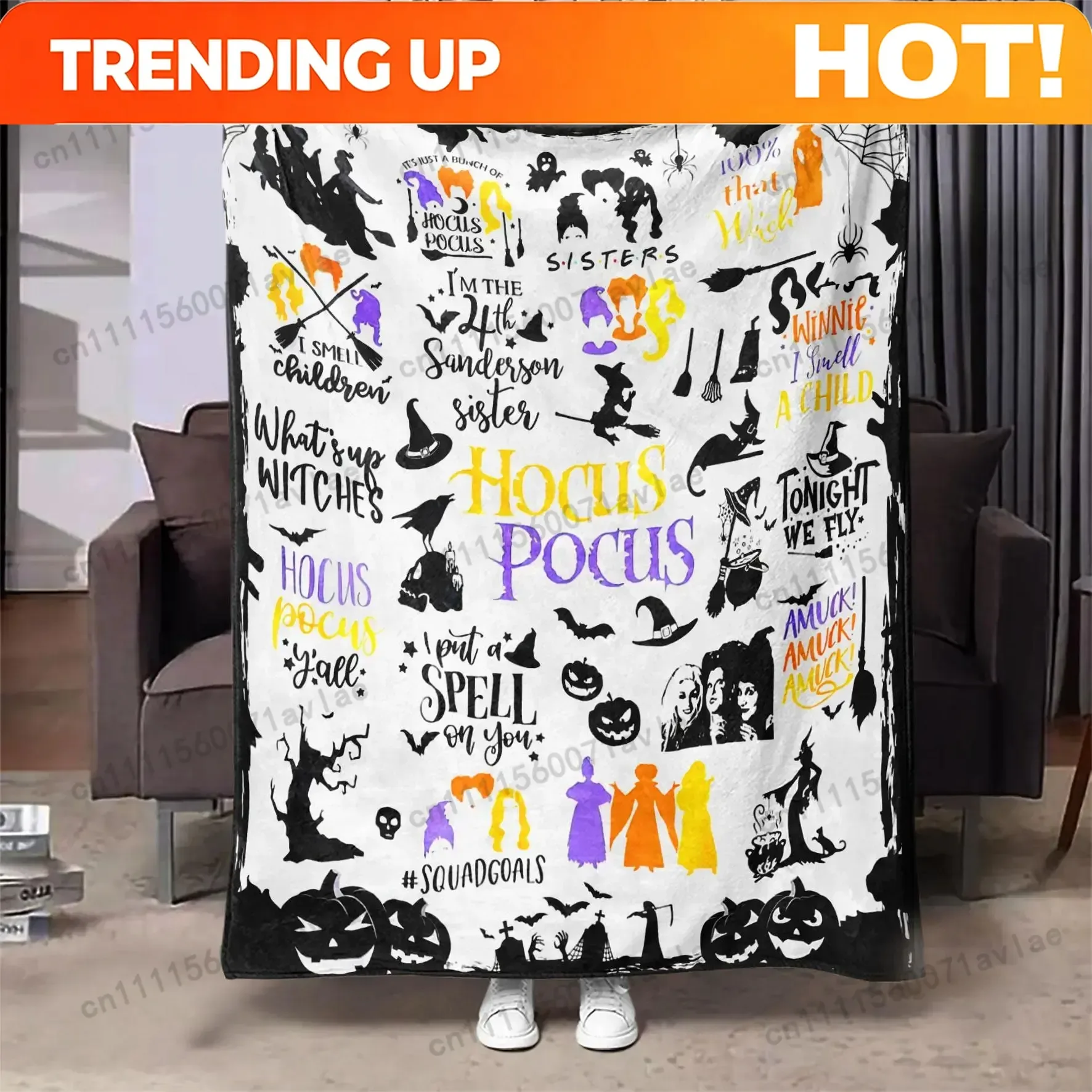 Customize Cartoon Themed Warm Nap Blanket, 1 Count Soft Throw Blanket, Air-conditioned Room Blanket for Home Office Travel Campi