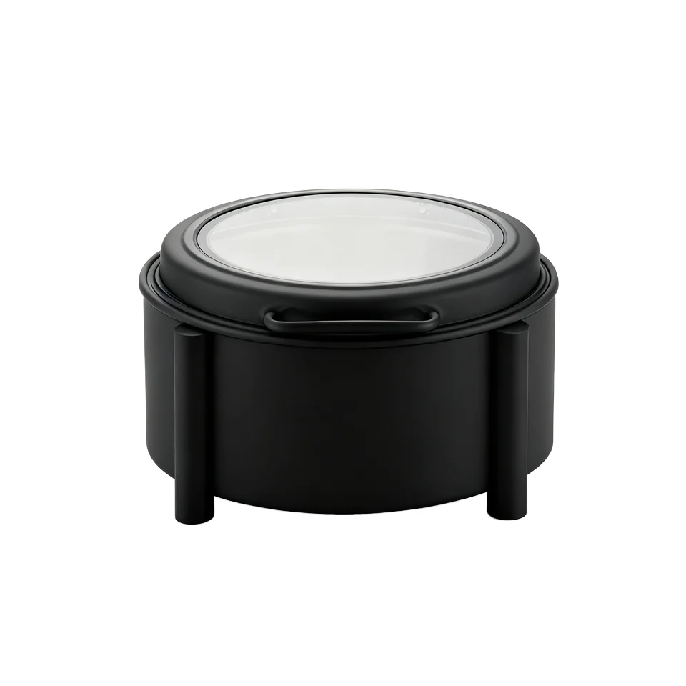Classic Design Alcohol-Fueled Buffet Stove 6L Capacity Manual Temperature Control Rust-Proof Hotel Use Soup Stock Pots 50-70C