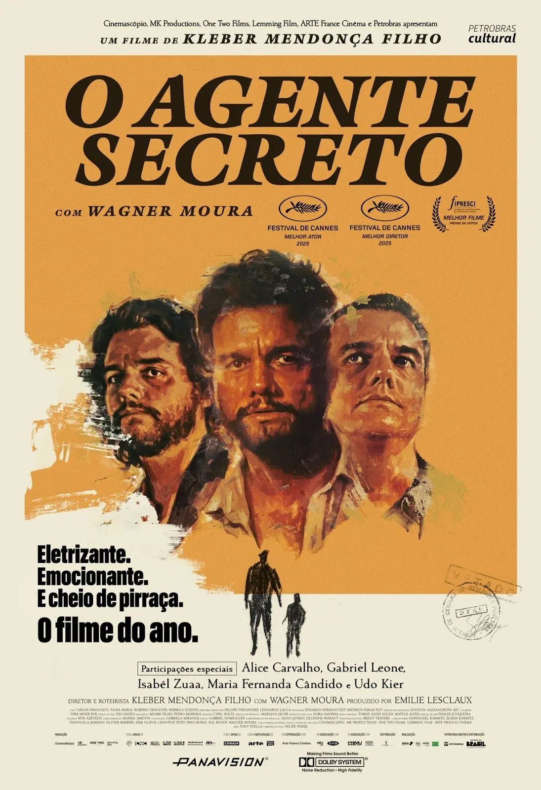 Movie O Agente Secreto (2025)  L’Agent secret / ​The Secret Agent Art SILK POSTER Wall Art Home Decorative painting